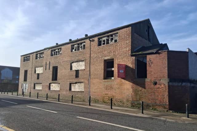 Gleadells Wharf on Bridge Street, Gainsborough, which is to be knocked down for 64 apartments