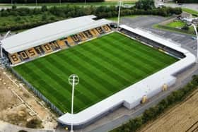 Boston United have a ground capacity of 5,061.