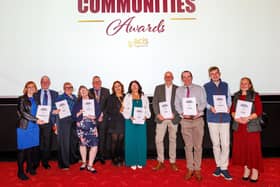 The unsung hero winners of the Inspiring Communities Awards, overseen by the Acis Group.