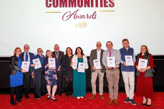 The unsung hero winners of the Inspiring Communities Awards, overseen by the Acis Group.