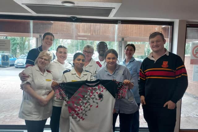 The match is in aid of the Bostonian Ward and Macmillan nurses.