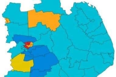 The new political map for Lincolnshire County Council