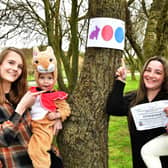 Enjoying the Sutton on Sea Easter Family Fun Day, from left: Sophie Smith with  Amelia, and Chloe Whalen with Sienna Rose. Photos: Mick Fox