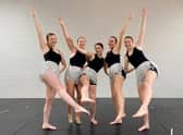 Dancers Ella Hudson, Poppy Green, Maddison Smith, Rosie Lee and Libby Hudson.