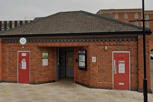 The public toilets on Roseway, Gainsborough