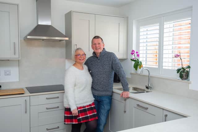 Michaela and Ian Withycombe received a £20,000 incentive when they purchased a new home from Bellway