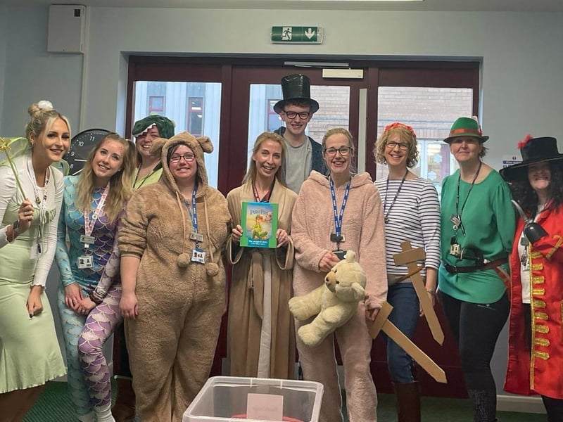 William Alvey staff dressed for World Book Day.
