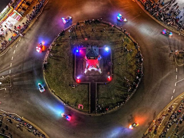 The Clock Tower looked spectacular in this image and the one featured on the front page of this week's Skegness Standard taken from a drone by Mick Dixon.