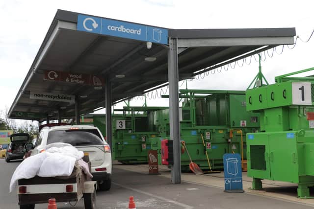 Tattershall Household Waste Recyling Centre. Photo Lincolnshire County Council