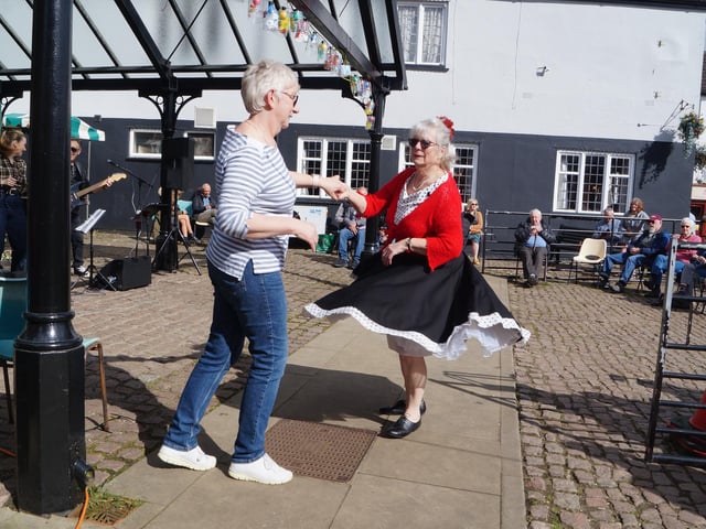Twirling in the sunshine