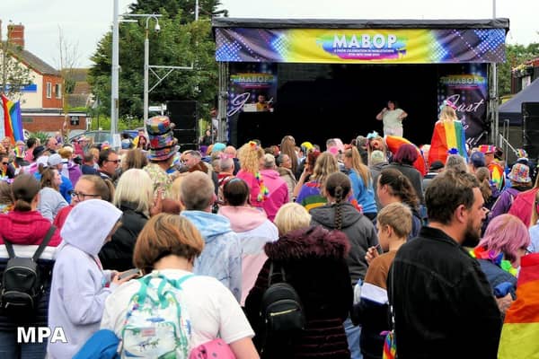 Hundreds of people enjoyed the first ever MABOP22 Pride event in Mablethorpe.