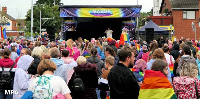 Hundreds of people enjoyed the first ever MABOP22 Pride event in Mablethorpe.