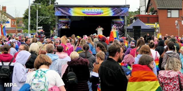 Hundreds of people enjoyed the first ever MABOP22 Pride event in Mablethorpe.