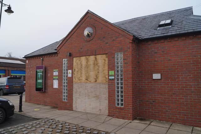 The public toilets in John Street were closed following a recent incident