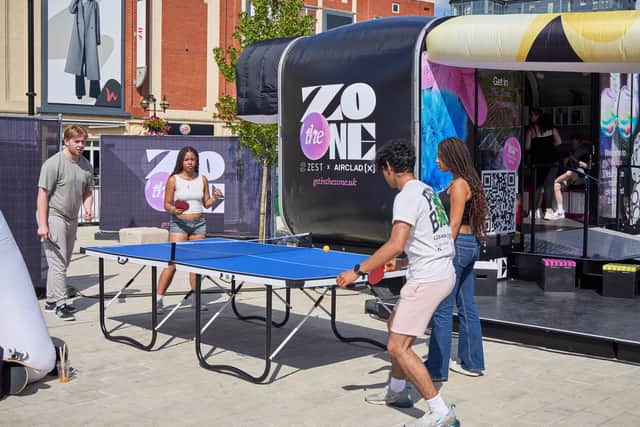 More than 2,000 young people enjoyed free activities at at The Zone in City Square this summer.