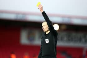 There have been 1,198 yellow cards and 33 red cards so far this season in League One.
