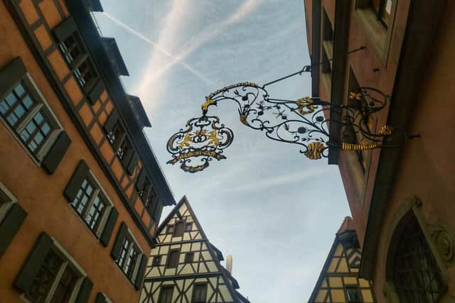 A traditional scene in Rothenburg