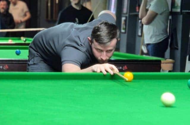 Matt Chandler hit a superb 51 break playing for PH Mountain Corrugated Ltd