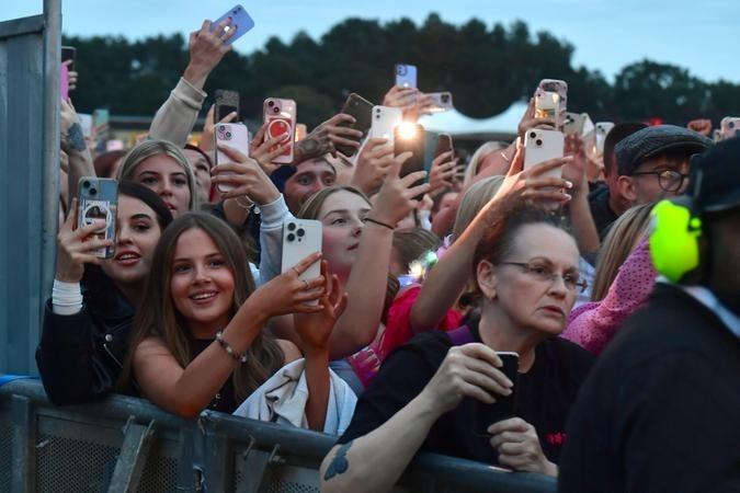 Stars are caught on camera - by the fans.
