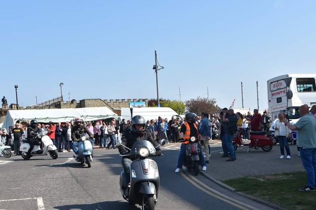 The rideouit took a circular route around Skegness.