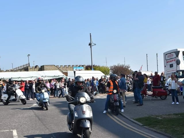 The rideouit took a circular route around Skegness.