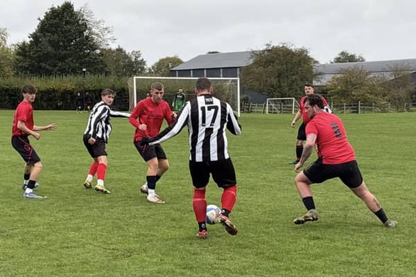Limestone v Barnetby match action.