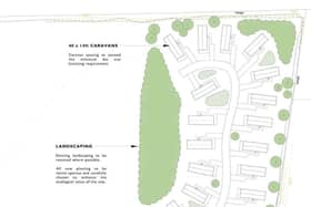 Revised plans for the leisure park near Woodhall Spa | Image: ELDC