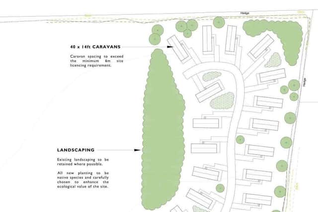 Revised plans for the leisure park near Woodhall Spa | Image: ELDC