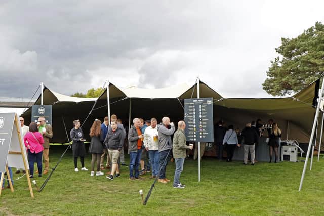 FAB beer on offer. Image: Steven Cargill / Racingfotos.com