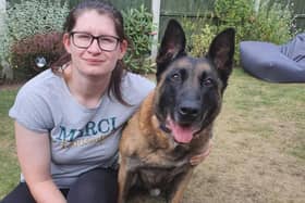 Cpl Rebeccca Hudson was well known for her love of dogs. Photo: MOD