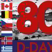 The D-Day commemoration logo.