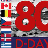 The D-Day commemoration logo.