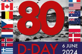 The D-Day commemoration logo.