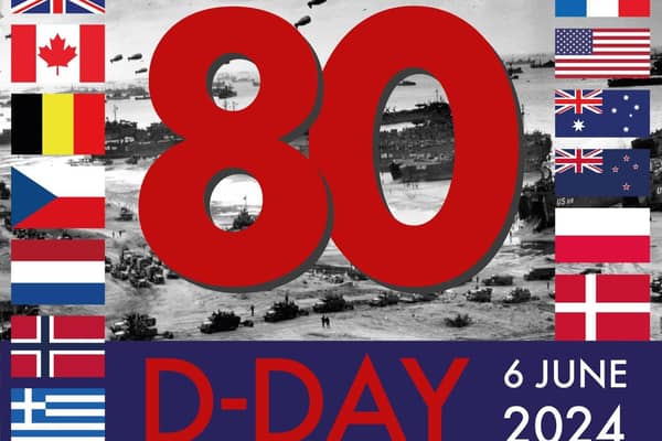 The D-Day commemoration logo.