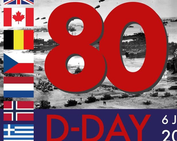 The D-Day commemoration logo.