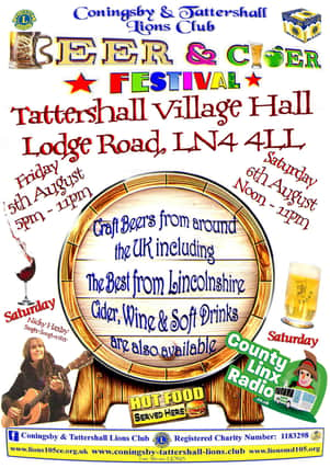 Coningsby & Tattershall Lions Beer & Cider Festival.