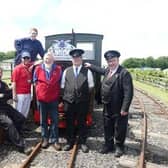 Volunteers at the Lincolnshire Coast Light Railway ready to welcome visitors at the weekend.