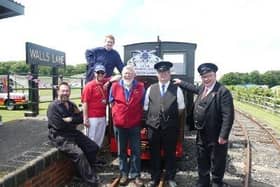 Volunteers at the Lincolnshire Coast Light Railway ready to welcome visitors at the weekend.