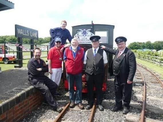 Volunteers at the Lincolnshire Coast Light Railway ready to welcome visitors at the weekend.