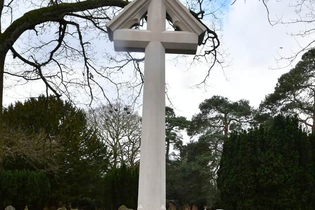 Woodhall Spa's war memorial.