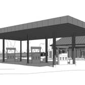 Approved designs for the new filling station on Lincoln Road, Horncastle.