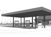 Approved designs for the new filling station on Lincoln Road, Horncastle.