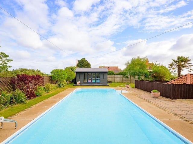 Another angle on the swimming pool.