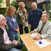 Greg Swain, Sarah Welbourn, Jane Rylands-Bolton, and Steve Cocking with author, Keith Rylands-Bolton of Tealby.