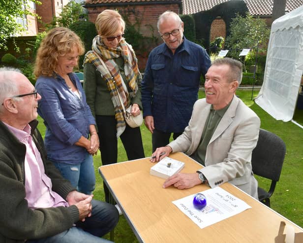 Greg Swain, Sarah Welbourn, Jane Rylands-Bolton, and Steve Cocking with author, Keith Rylands-Bolton of Tealby.