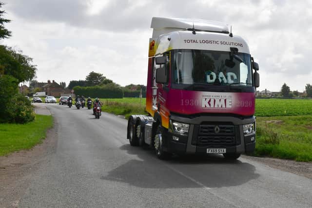 The funeral procession for Robert Collins. Picture: D. R. Dawson Photography