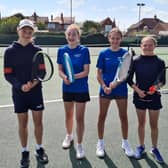 Boston Tennis Club's under 14 girls.