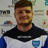 Goalscorer Liam Adams.