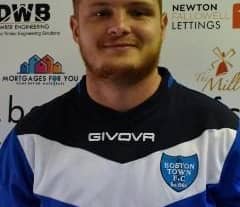 Goalscorer Liam Adams.