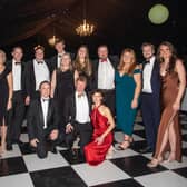 Horncastle YFC committee at the Farmers ball. Photo: Lincolnshire Pride